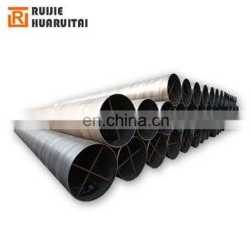 Steel Pile 508mm caliber 9mm thick welded pipes St37 carbon steel tubes customised size
