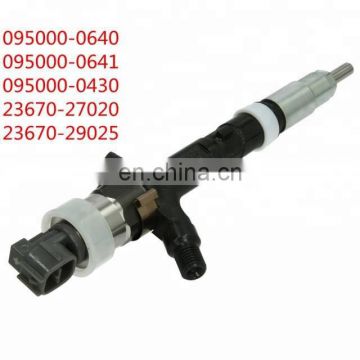 Common rail injector 095000-0640 095000-0641 095000-0430 for 23670-27020 23670-29025