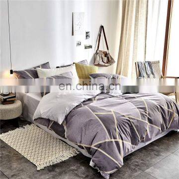 Modern Geometric design 100% cotton luxury bedding set for home