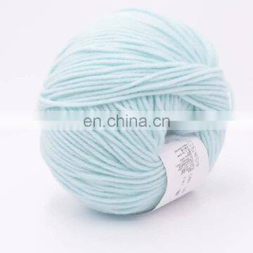 Super soft 4ply 60% cotton 40% acrylic blend yarn for knit sweaters and dolls