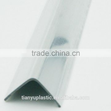 high quality L shape extrusion PVC plastic product