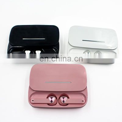 Fashionable Tws B36 mini tws earbuds BT 5.0 tws earhook wireless headset with sliding closure charging box