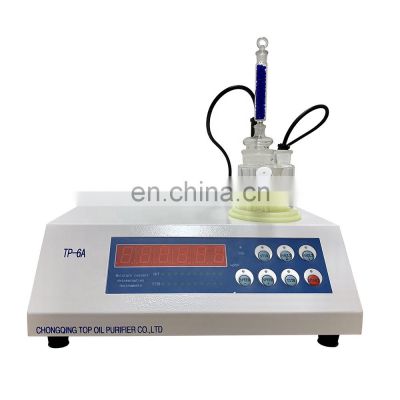 Portable laboratory testing equipment for transformer oil water content testing / karlfisher titrator