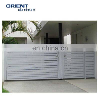 China manufacturer aluminum slat fence gate for house garden