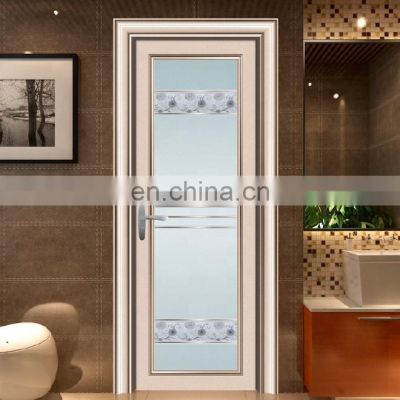 Aluminum alloy bathroom door/ glass door /bathroom toilet door design aluminium bathroom door