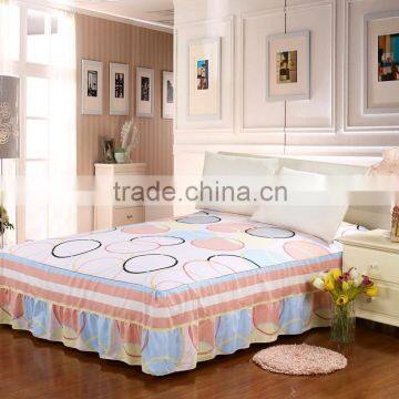 the best fashion beautiful embroidery design bed cover set bedclothes bed skirt