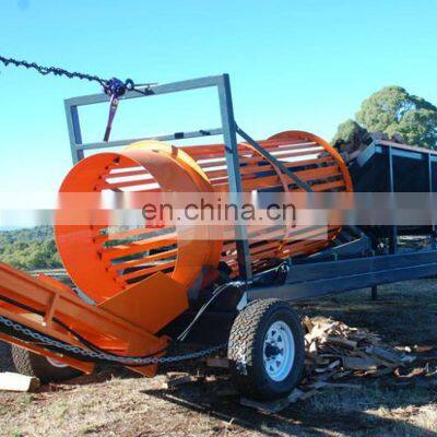 Rotary type wood chips garbage firewood trommel screen factory price