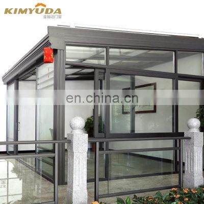 Hot Selling New Design Garden Sun House Sun Rooms And Glass Houses With Aluminum And Competitive Price