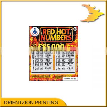 Low price Lottery Ticket Production