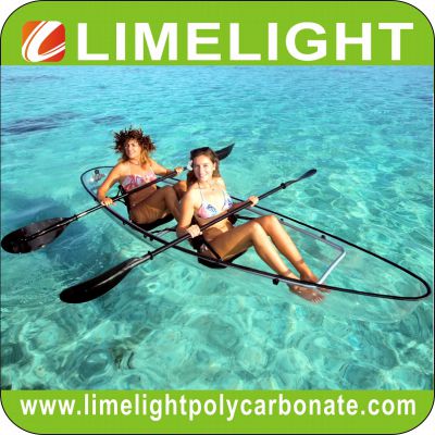 Crystal Kayak/Clear Kayak/Transparent Kayak/Glass Kayak/See Through Kayak/Clear Bottom Kayak