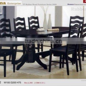 Rubber Wood Dining Set