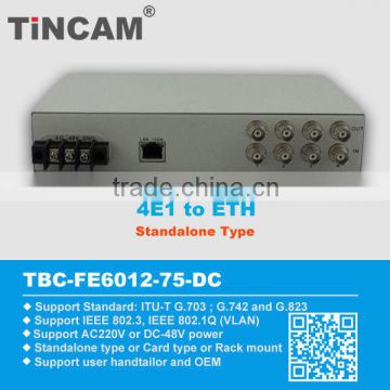 G.703 / 4E1 to Ethernet protocol converter TBC-FE6012