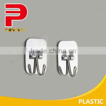 self adhesive stainless steel hanging wall hooks