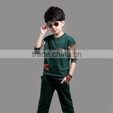 2016 China fashion style boys long shirt factory direct sale