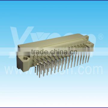 2.54mm pitch 16 pin three row DIN 41612 right angle male DIN connector