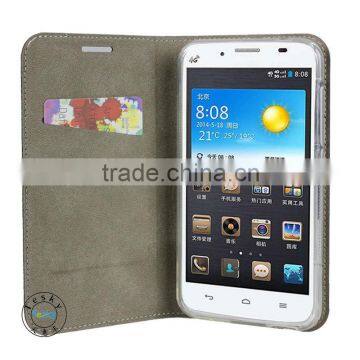 wholesale price flip cover case with card slot for huawei G616