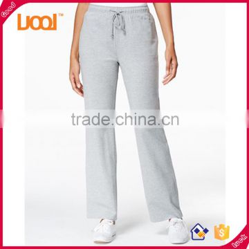 Custom china manufacturer eco-friendly blank loose casual cotton jogging pants for women