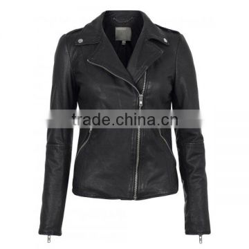 pu leather jacket woman
