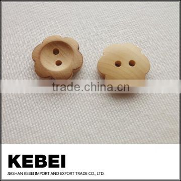 Top Quality beautiful flower Wooden Buttons for shirts