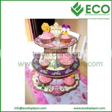 Promotional Cardboard Cupcake Holder, Wholesale Cardboard Cupcake Stand