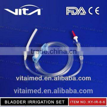 Non-toxic PVC Cysto/Bladder Irrigation Set for hospital use