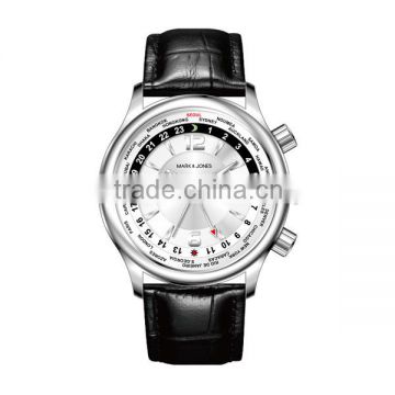 High quality watch genuine leather watches stainless steel men watch unique mens watches