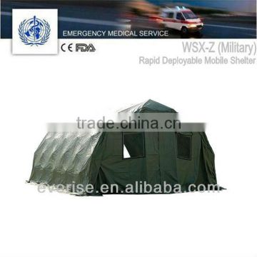 camo rapid deployable mobile shelter; made in china rapid deployable mobile shelter
