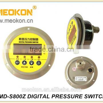 MD-S800Z Axial Direction Mounting Water, Oil, Gas Intelligent Digital Pressure Switch