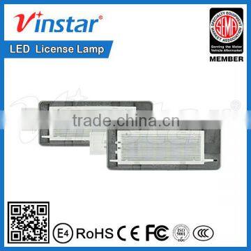 New Arrival 12V High Power Good Service License Plate LED Lamp for Renault