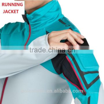 Women's 90% Dri-Fit 10% Spandex Running Jackets with Cell Phone Pocket at Upper Arm, Moisture Wicking Running Wear for Women                        
                                                Quality Choice