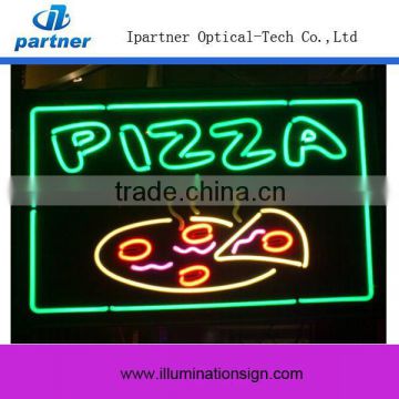 High Quality Custom Pizza Neon Sign Light, Full Color Neon Sign