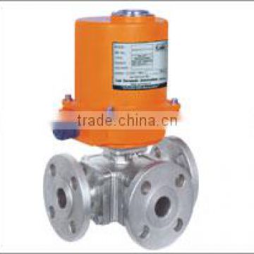 Electrical Actuator Operated 3-4 Way Ball Valve-EL-C-SUZ-403-F-32