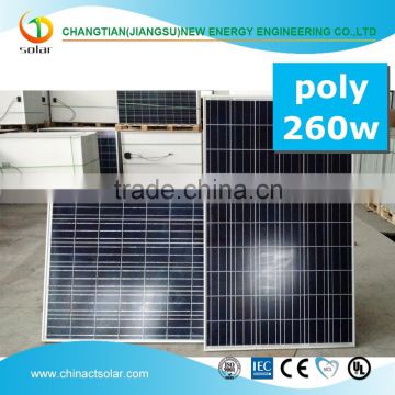260W Poly solar panels in stock with high performance Solar Module for power solar system