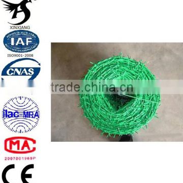 Wholesale Durable 2014 Continued Hot Green Barbed Wire
