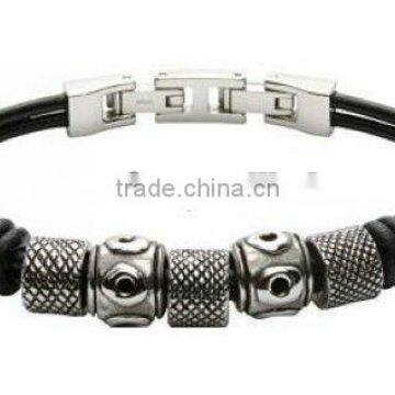 C026 fashionable cheap pu jewelry bracelet