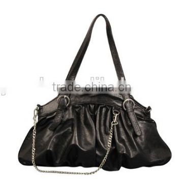 Chinese factory OEM fashion leisure ladies tote bags with chain