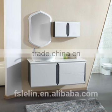 Simple modern design practical bathroom wash basin vanity of plywood SS-8990 sanitary ware