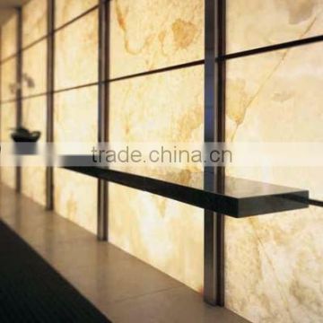 Dahan new translucent stone used as Backlit Onyx Wall