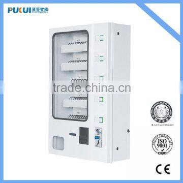 wall mountable auto small condom vending machine with 5 columns