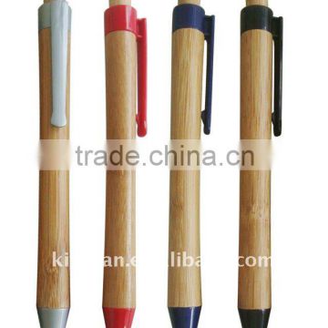 bamboo barrel ball pen