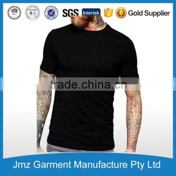 Customized tshirt 90% cotton 10% spandex men shirts with your own design