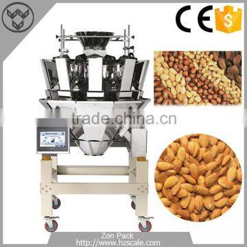 Hot Automatic Ten Heads Computerized Combination Weigher For Nuts