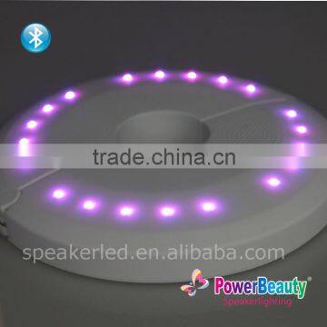 led audio lights color changing led bluetooth speaker for umbrella use
