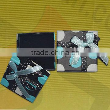 small colorful printing cardboard box for gift packaging with bowknot