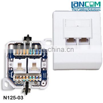 Lancom Fast delivery newest design promotion Cat6 UTP Surface Mount box, Germany type