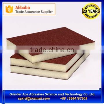 Double Sided Abrasive Sponge 240 Grit for Contoured Surfaces