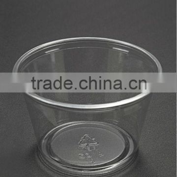 4oz,74mm clear PET Portion Cup with lid