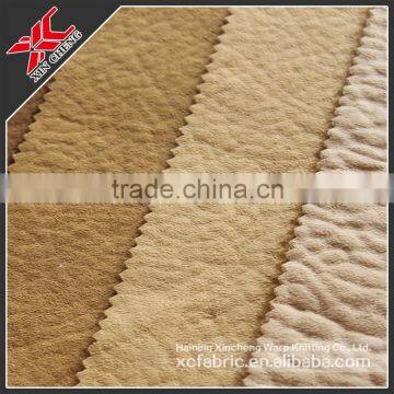 100% Polyester Suede Fabric for garment and boots/warp knitted suede