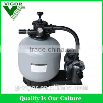 Factory price swimming pool equipment sand filter and pump