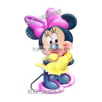 MINNIE MOUSE wall stickers MURAL decal Clubhouse big room decor